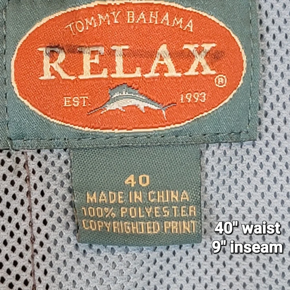 Tommy Bahama Relax Swim Shorts Trunks‎ Island Beach Vacation Resort Cruise 40